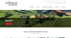 Desktop Screenshot of landtechnik-troendle.de